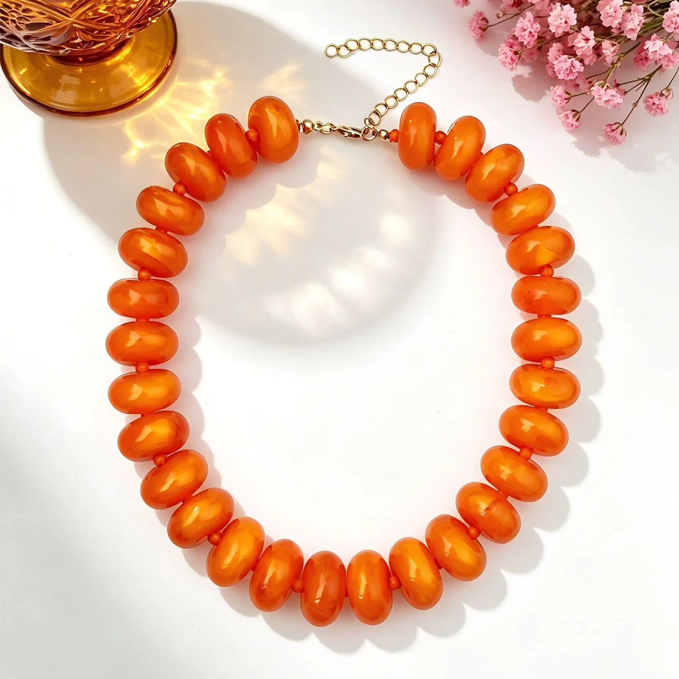 Dopamine Resin Bead Necklace