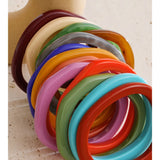 Candy Resin Y2K Bangle Bracelet – Waterproof 18K Gold Plated Bracelet | Ezra Gems