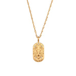 Constellation Square Pendant Necklace – Waterproof 18K Gold Plated Necklace | Ezra Gems