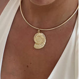 Interchangeable Ring Pendant Necklace – Waterproof 18K Gold Plated Necklace | Ezra Gems