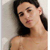 Pearl Leaf Pendant Necklace