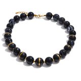 Acrylic Bead Chain Jewelry Set – Waterproof 18K Gold Plated Jewelry Set | Ezra Gems