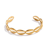 Ocean Charm Cuff Bracelet