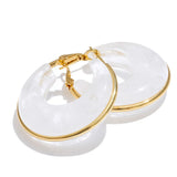 Acetate Chunky Hoop Earrings