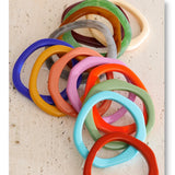Candy Resin Y2K Bangle Bracelet – Waterproof 18K Gold Plated Bracelet | Ezra Gems