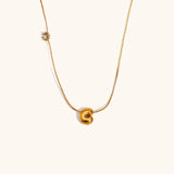 Sparkling Zircon Initial Necklace – Waterproof 18K Gold Plated Necklace | Ezra Gems