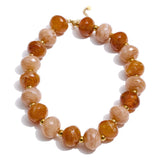 Chunky Resin Round Bead Necklace – Waterproof 18K Gold Plated Necklace | Ezra Gems