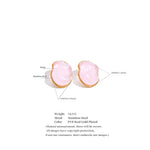 Pastel Candy Resin Stud Earrings – Waterproof 18K Gold Plated Earrings | Ezra Gems
