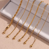 Classic Chain Link Bracelet – Waterproof 18K Gold Plated Bracelet | Ezra Gems