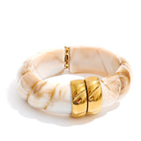Resin Wide Statement Bangle