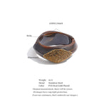 Resin Rhinestone Statement Bangle – Waterproof 18K Gold Plated Bracelet | Ezra Gems