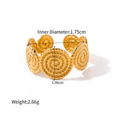 Mixed Link Open Stacking Ring – Waterproof 18K Gold Plated Ring | Ezra Gems