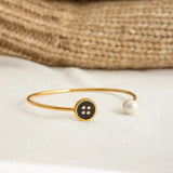 Black and White Crystal Complete 4-piece Jewelry Set