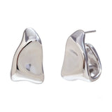 Geometric Trapezoid Creole Hoop Earrings – Waterproof 18K Gold Plated Earrings | Ezra Gems