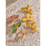Flower Enamel Stud Earrings