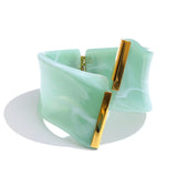 Acrylic Wide Statement Bangle