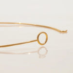 Glossy Knotted Collar Choker Necklace – Waterproof 18K Gold Plated Necklace | Ezra Gems