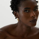Star Moon Heart Huggie Hoop Earrings