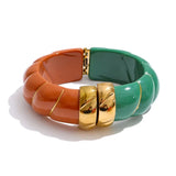 Resin Wide Statement Bangle