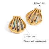 Abalone Shell Stud Earrings