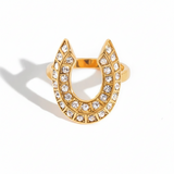 Horseshoe Open Gold Ring