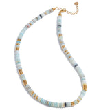 Natural Handmade Bead Chain Necklace