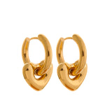 Star Moon Heart Huggie Hoop Earrings