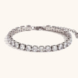 AAA Zircon Tennis Jewelry – Waterproof 18K Gold Plated Necklace and Bracelet | Ezra Gems