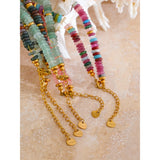 Natural Handmade Bead Chain Necklace