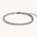 AAA Zircon Tennis Jewelry – Waterproof 18K Gold Plated Necklace and Bracelet | Ezra Gems