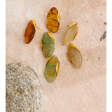 Resin Geometric Stud Earrings