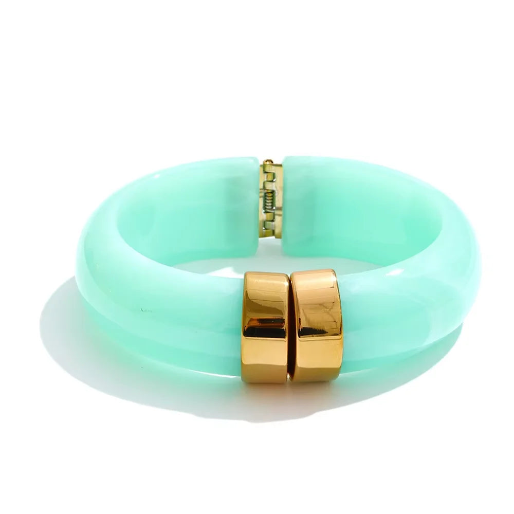 Acrylic Thick Bangle Bracelet