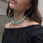 Dopamine Resin Bead Necklace – Waterproof 18K Gold Plated Necklace | Ezra Gems