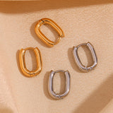 Mini O-Shape Huggie Hoop Earrings – Waterproof 18K Gold Plated Earrings | Ezra Gems