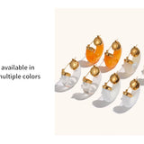 Acrylic Round Tube Hoop Earrings – Lightweight Hypoallergenic Earrings | Ezra Gems