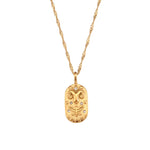 Constellation Square Pendant Necklace – Waterproof 18K Gold Plated Necklace | Ezra Gems
