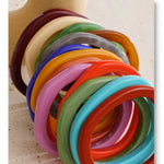 Candy Resin Y2K Bangle Bracelet – Waterproof 18K Gold Plated Bracelet | Ezra Gems