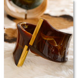 Acrylic Wide Statement Bangle