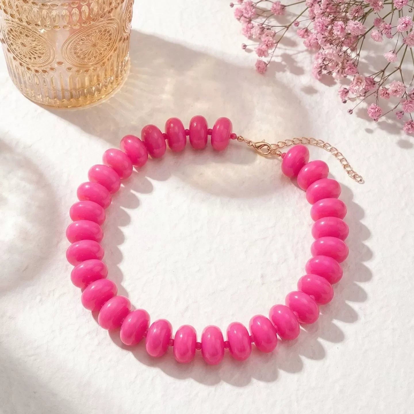 Dopamine Resin Bead Necklace