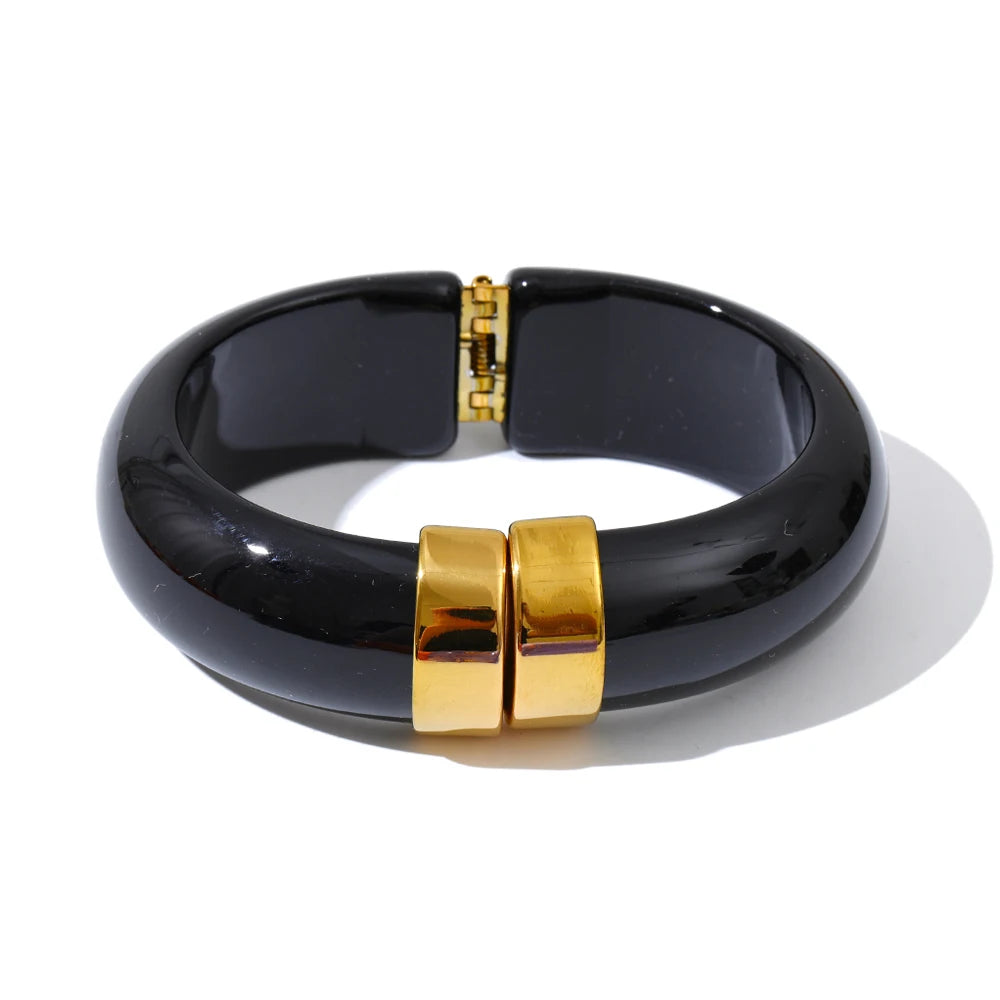 Acrylic Thick Bangle Bracelet