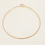 Glossy Knotted Collar Choker Necklace – Waterproof 18K Gold Plated Necklace | Ezra Gems