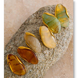 Resin Geometric Stud Earrings