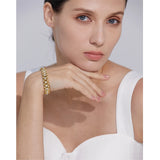 Pearl Cuban Chain Bracelet