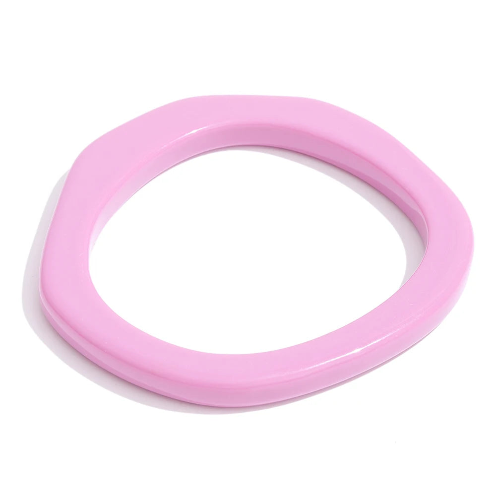 Candy Resin Y2K Bangle Bracelet – Waterproof 18K Gold Plated Bracelet | Ezra Gems