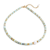 Natural Handmade Bead Chain Necklace
