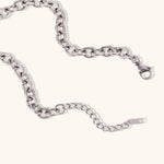 Punk Paperclip O-Chain Necklace – Waterproof 18K Gold Plated Necklace | Ezra Gems