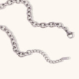 Punk Paperclip O-Chain Necklace – Waterproof 18K Gold Plated Necklace | Ezra Gems