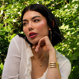 Geometric Line Statement Bracelet