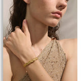 Ocean Charm Cuff Bracelet