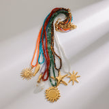 Sun & Starfish Bead Necklace